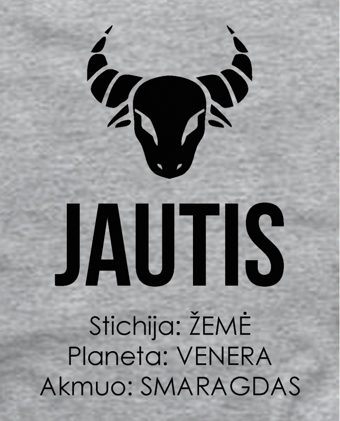 Jaučių stichija planeta Akmuo